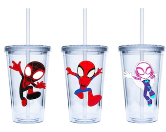 Spidey and Friends 16 oz Tumbler Cup