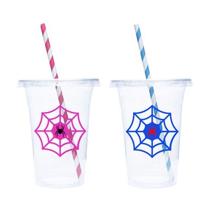 Spider Web Disposable Birthday Party Favor Cup