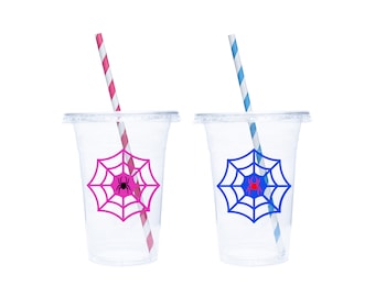 Spider Web Disposable Birthday Party Favor Cup
