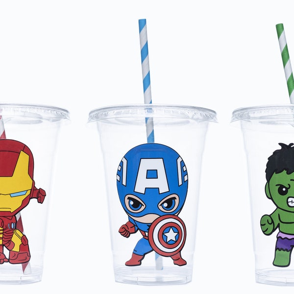 Superhero Disposable Birthday Party Favor Cup