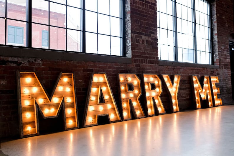 36 Lighted Marquee Letter Large Lighted Letters - Etsy
