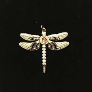 Dragonfly bullet necklace ammo shell casing 45 automatic 270 rifle casing crystal