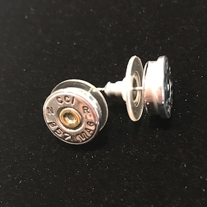 bullet stud post earrings for girlfriend wife hunting, outdoors woman, ammo jewelry bridesmaids