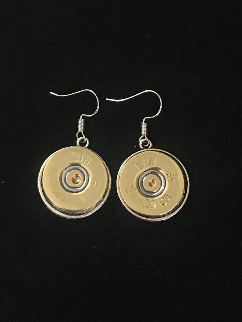 Shotgun Shell Jewelry 20 Gauge Earrings Silver Winchester Etsy