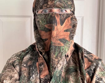 True Timber Camo Hunting Neck Gaiter: Breathable Concealing Mask