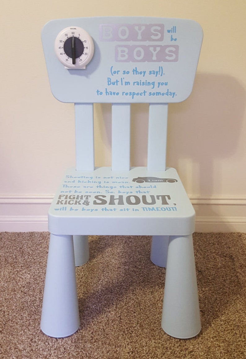 Time Out Chair with Timer Boys With Timer Timeout Chair Kid Chair image 5