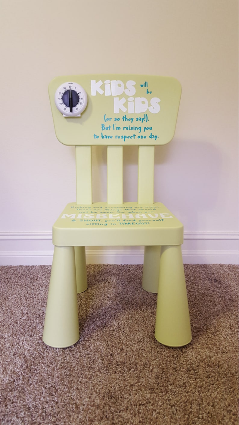 time out chair  neutral  kids  with timer  timeout chair  kid chair