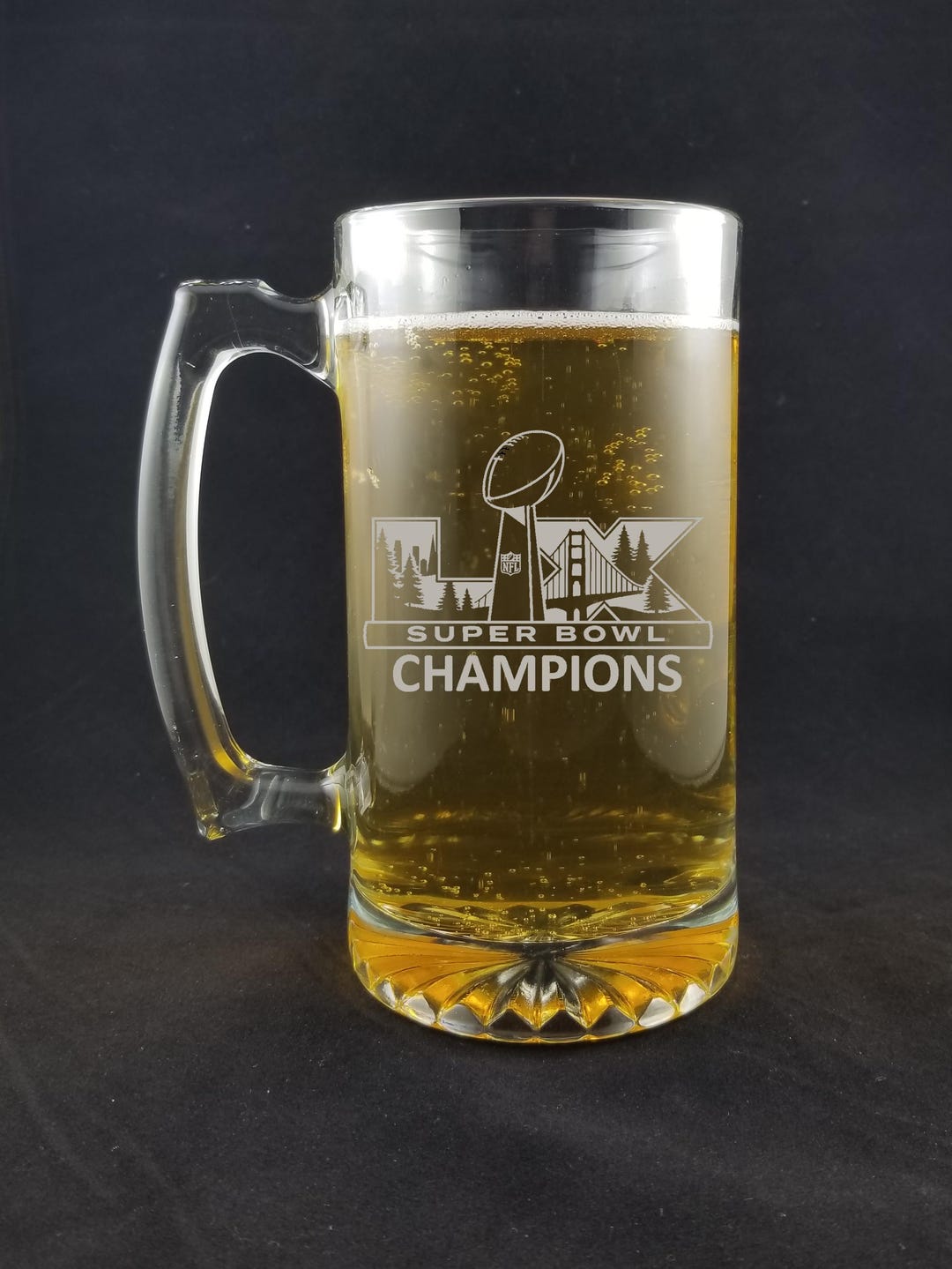 Seattle Seahawks 2026 LX Superbowl Champions Beer Mug - Deep Etched ...