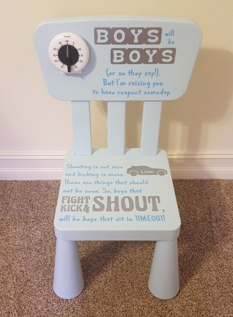 Time Out Chair with Timer Boys With Timer Timeout Chair Kid Chair image 4