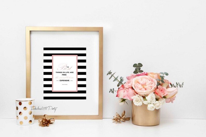 The Best Things In Life Are Free The Second Best Are Expensive Etsy