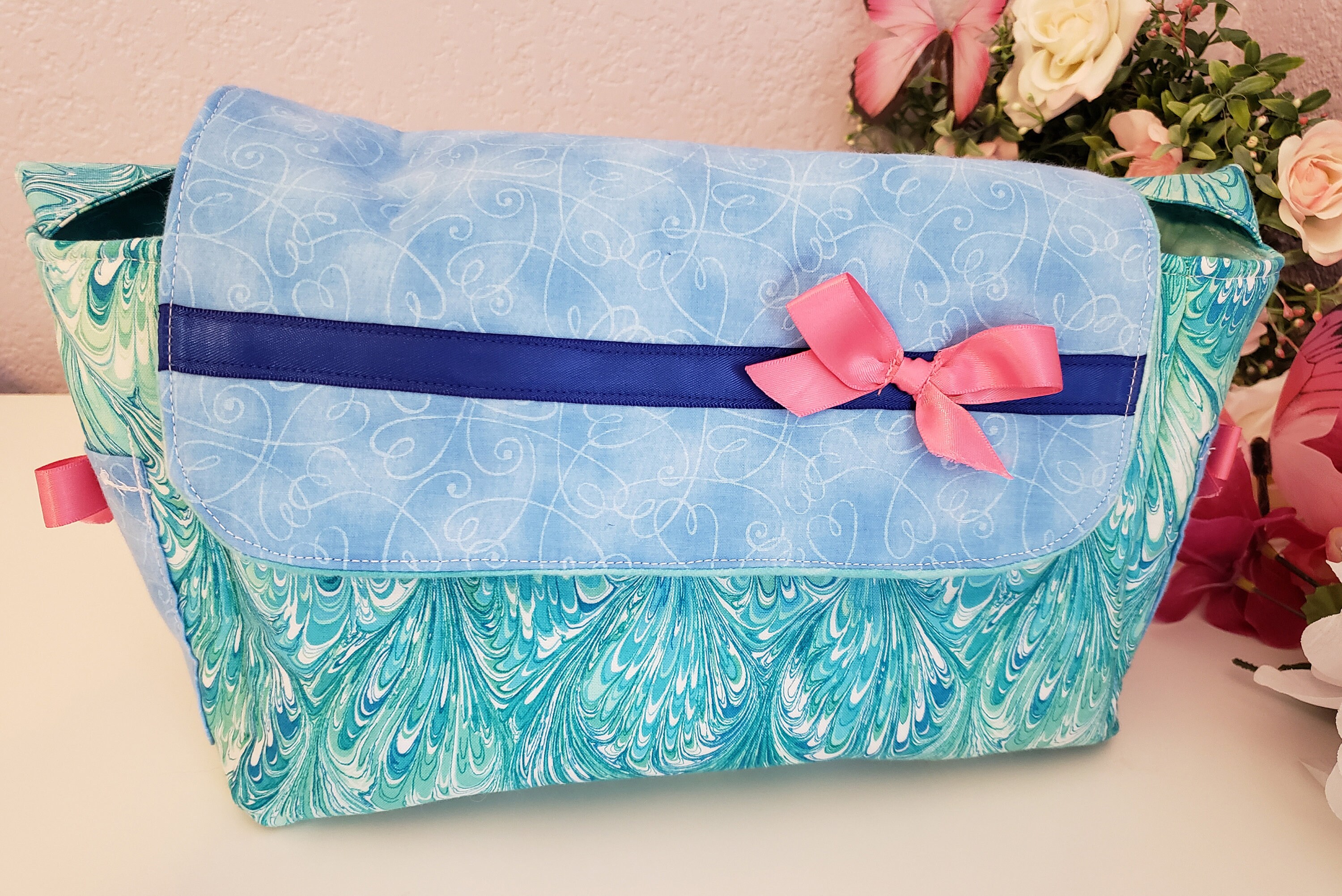 Doll Diaper Bag Set, Doll Diaper Bag with bows,Doll Diaper Bag set in ...