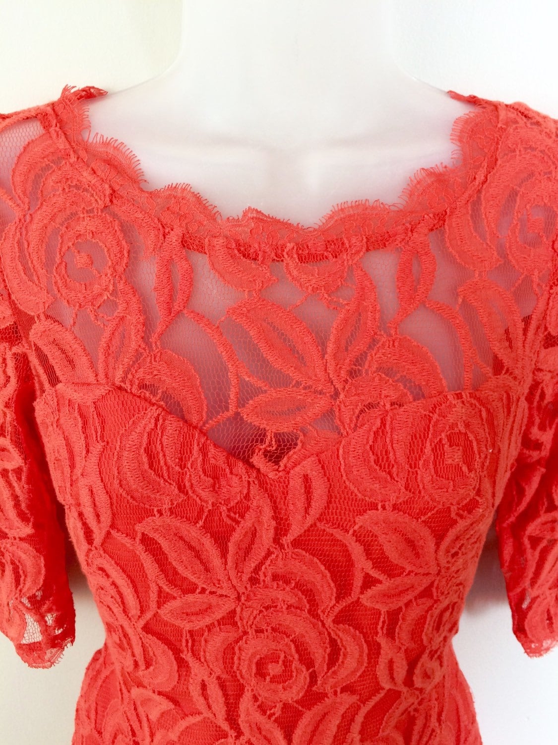 Lace Crochet Jumper Romper Dress One Piece Vintage - Etsy