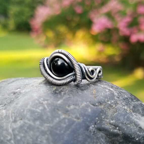 Black jasper ring discount