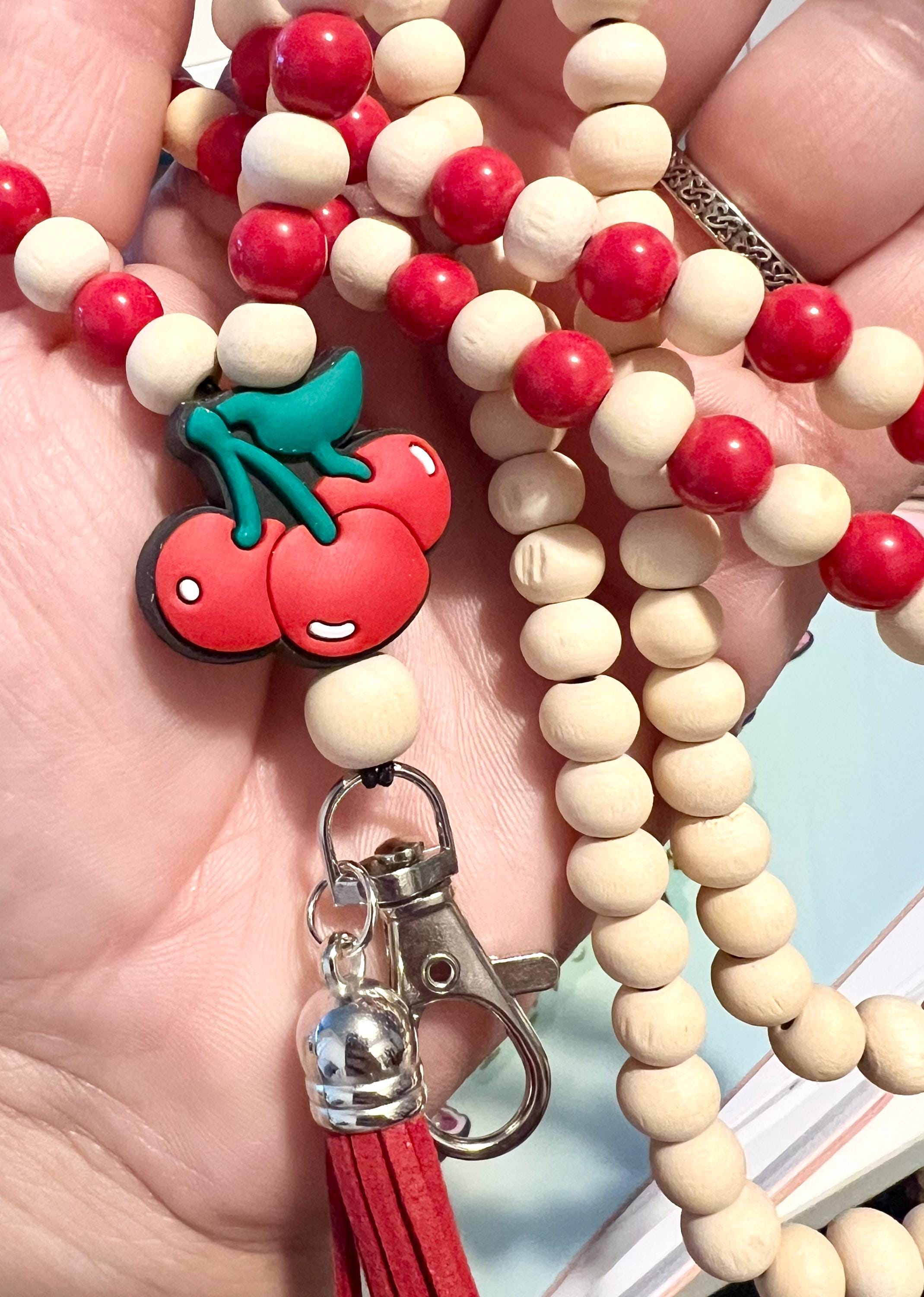 Cherry Lanyard | Teacher Appreciation Gift | Badge Holder - Etsy