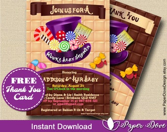Willy Wonka Party Invitations Printable 7