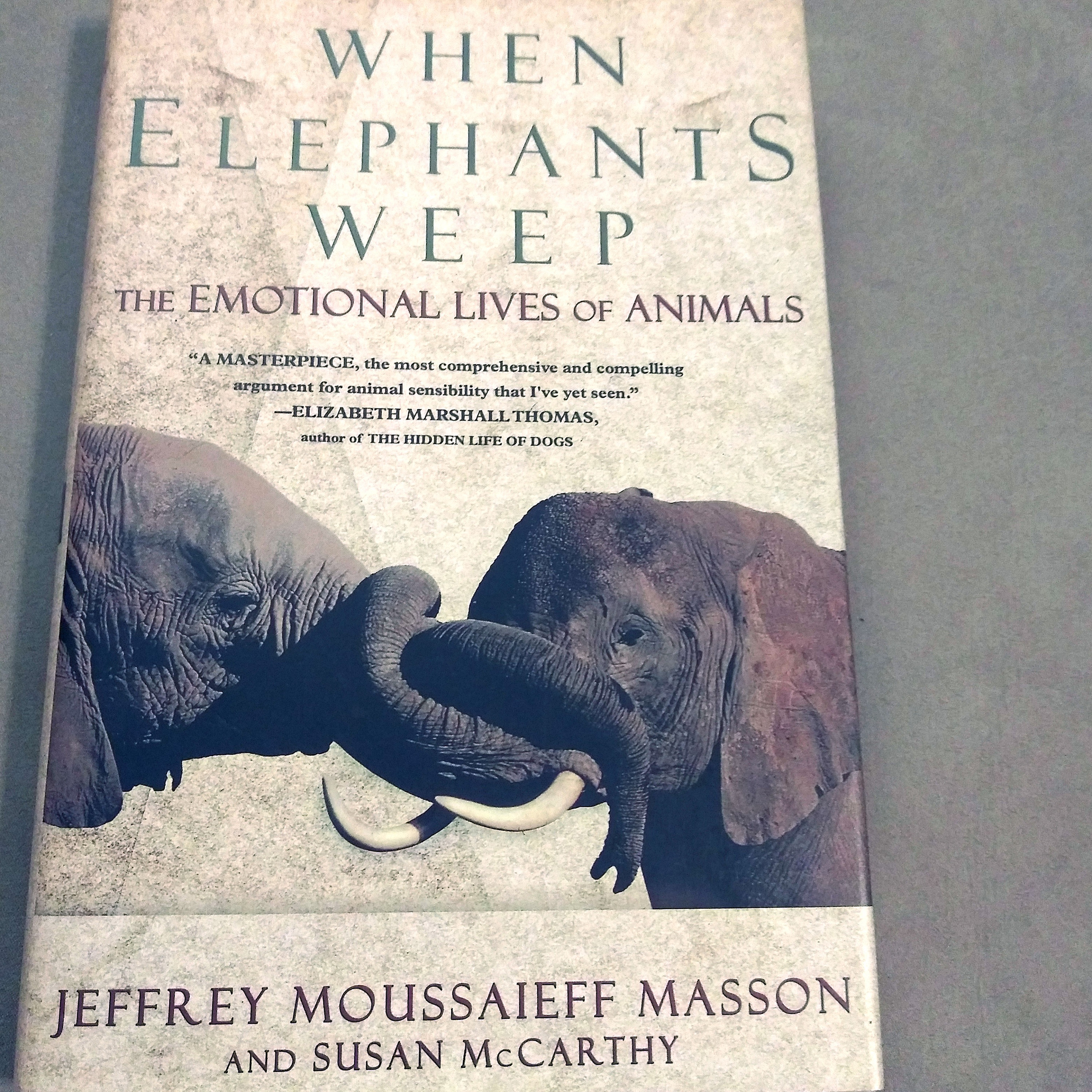 When Elephants Weep the Emotional Lives of Animals Vintage Etsy