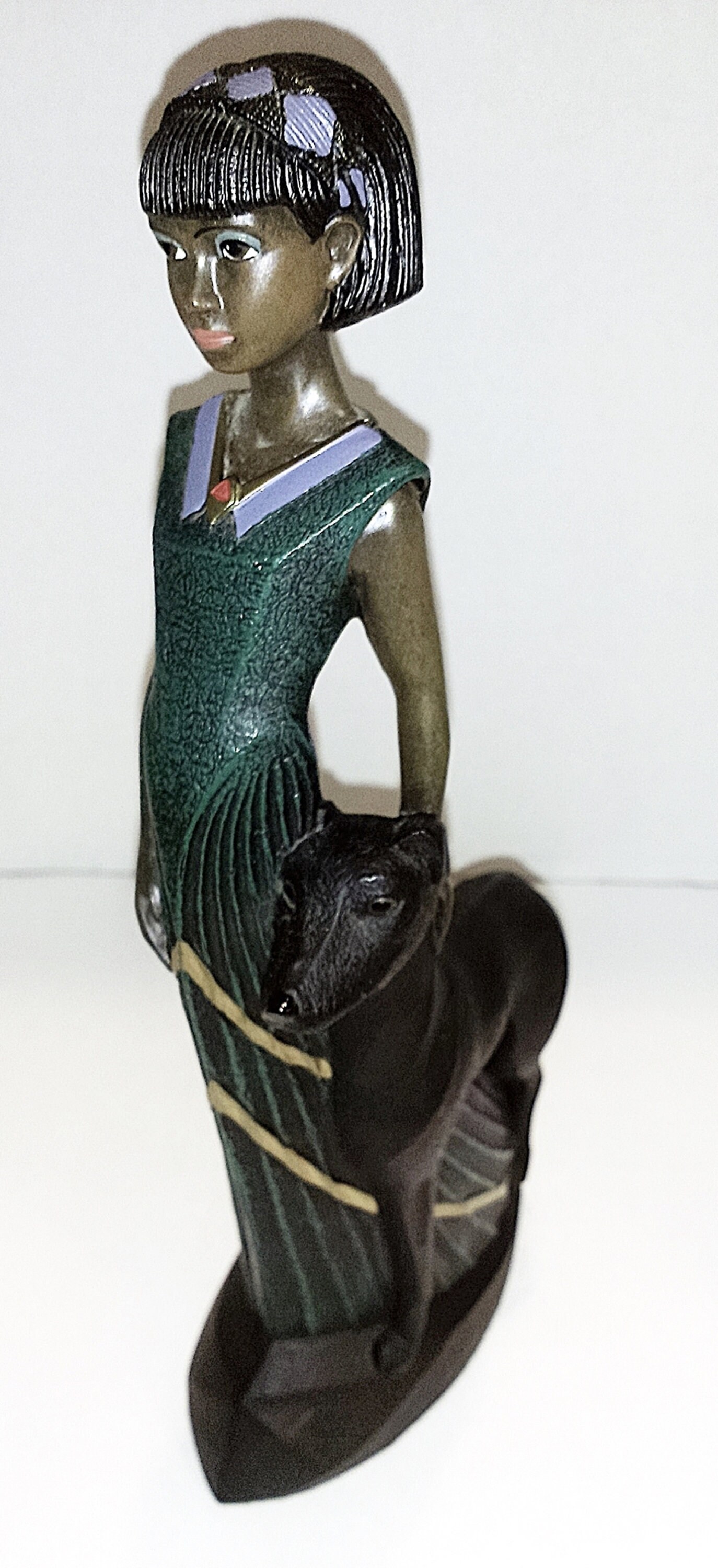 Figurine Mahogany Princess Vintage Figurine Collectible Etsy