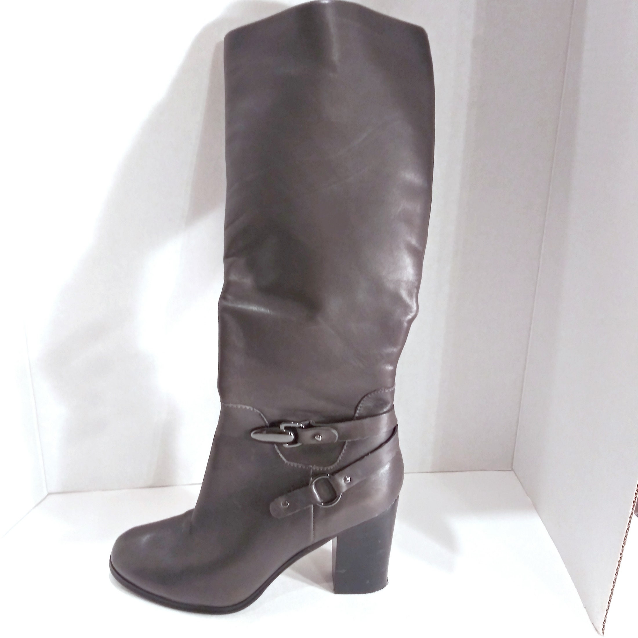 Leather Boots Knee High Boots Size 10M 