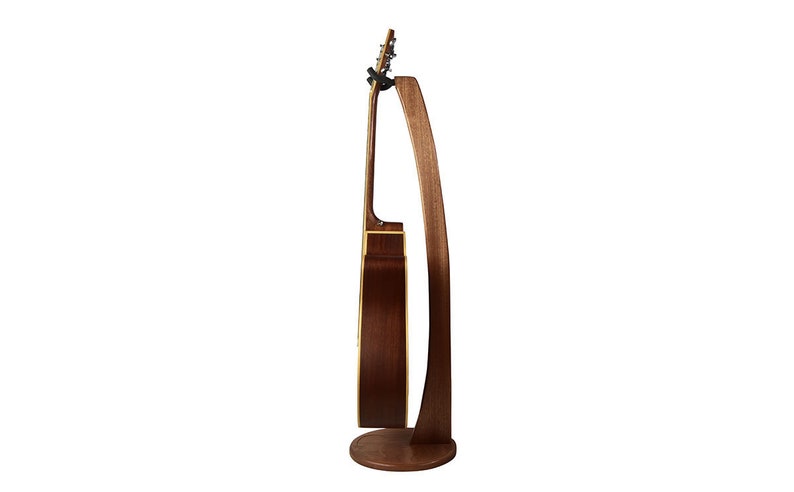 Ruach GS-1 Wooden Acoustic/Electric Guitar Stand Mahogany image 1