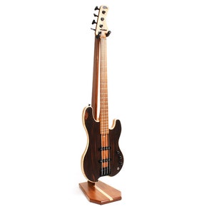 Ruach GS-6 Wooden Hardwood Guitar Stand Holder for Bass Guitar
