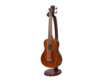 Ruach GS-3 Wooden Ukulele Guitar Stand - Walnut