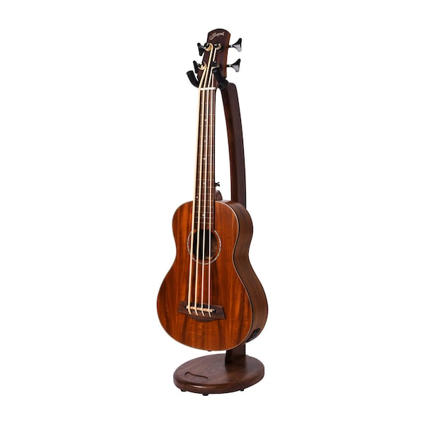 Ruach GS-3 Wooden Ukulele Guitar Stand - Walnut
