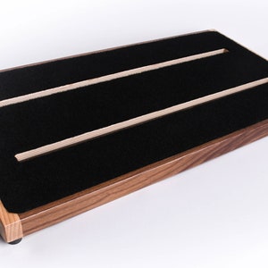 Ruach Kashmir Handmade Hardwood Pedal Board Pedalboard for Guitar Effects and Case Small/Medium/Large/Extra Large Generation 3 image 6