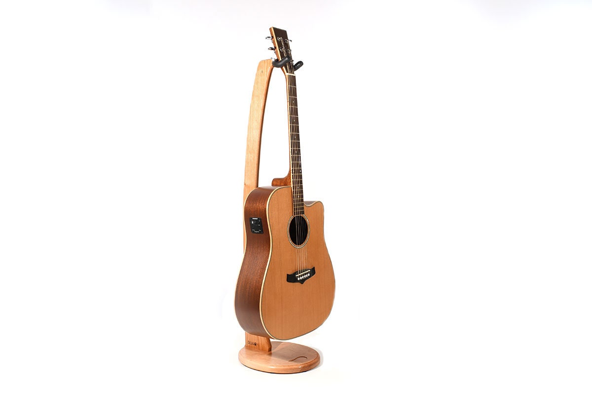 Ruach GS-1 Solid Wooden Acoustic Guitar Stand Cherry 