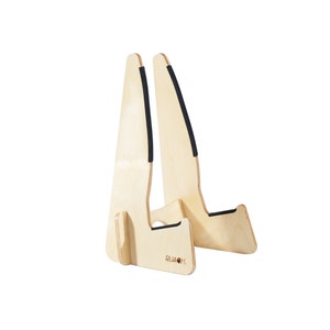 Ruach GS-7 A-Frame Single and Dual Acoustic Electric Guitar Stand Birch image 9