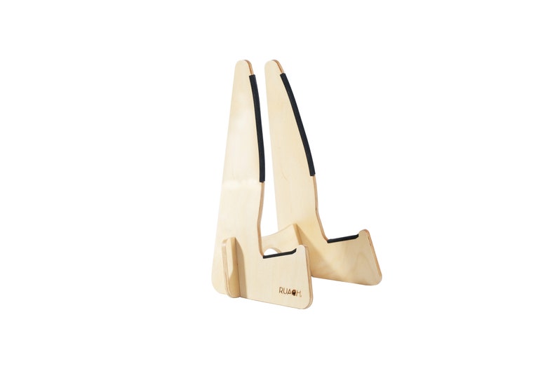 Ruach GS-7 A-Frame Single and Dual Acoustic Electric Guitar Stand Birch image 9