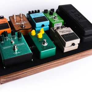 Ruach Kashmir Handmade Hardwood Pedal Board Pedalboard for Guitar Effects and Case Small/Medium/Large/Extra Large Generation 3 image 5