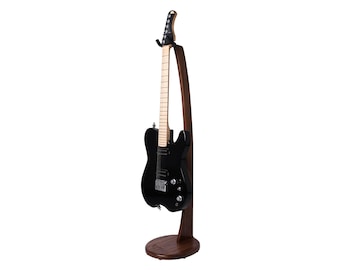 Soporte de madera Ruach GS-1 para guitarra acústica/eléctrica – Nogal
