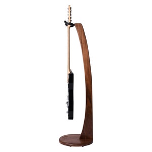 Personalised Ruach GS Hardwood Guitar Stand Acoustic Electric Bass Anniversary Birthday Christmas Gift Walnut