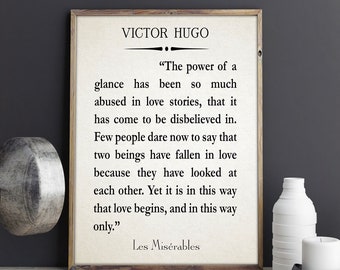 Victor Hugo Quote Les Misérables Quotes Les Misérables Poster Les Misérables Musical Victor Hugo Book Page Poster Book Posters Literature