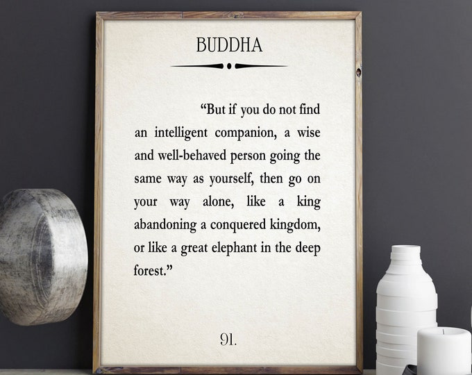 Buddha Quote Buddha Book Wall Art Buddhist Wall Art Buddhist Decor Buddhist Art Buddhist Quote Buddha Poster Book Page Wall Art Book Quote