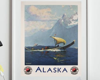 Alaska art | Etsy