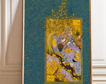 アラブのギャラリーで購入した美術品　ペルシャ細密画（ミニアチュール） il_340x270.6861475412_c8dr.jpg