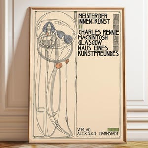 Margaret Macdonald Mackintosh Glasgow School - Poster or Framed or Canvas Available