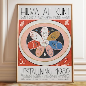 Hilma Af Klint Poster Museum Exhibition Prints Swedish Poster - Poster, Framed, and Canvas Print