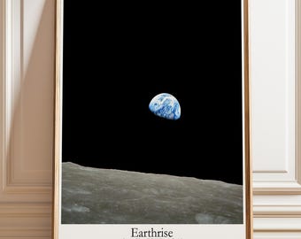 Earthrise Fotoprint: Apollo 8, Weltraum