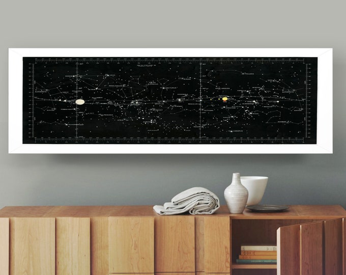 Star Chart Used by Apollo 11 Astronaut Michael Collins 1969