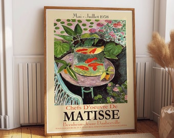 Matisse's Masterpieces: Stunning Museum-Quality Print, Captivating Matisse Poster and Authentic French Exhibition Artwork