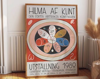 Hilma Af Klint Poster Museum Exhibition Prints Swedish Poster