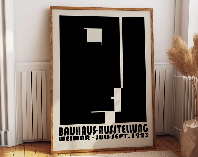 Bauhaus Exhibition Poster 1923 Bauhaus Decor