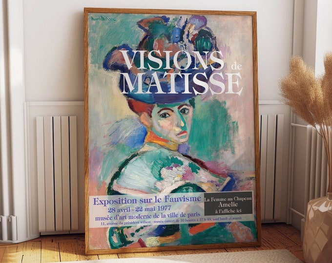 Matisse Exhibition Print Matisse Wall Art Poster Fauvism Poster