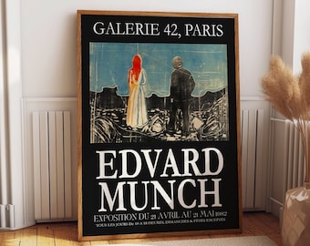 Edvard Munch Exhibition Poster Museum Poster