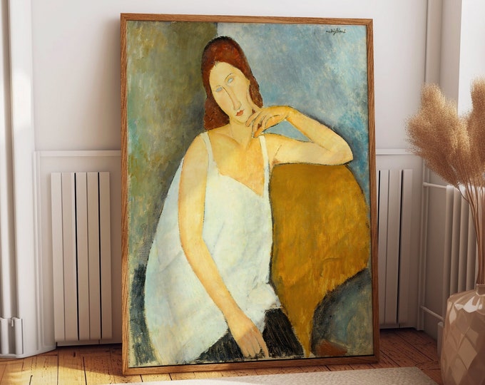 Modern Painting by Amedeo Modigliani Feminist Painting Feminist Art Contemporary Art Poster Modern Poster
