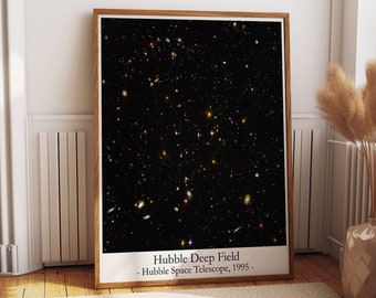 Hubble Deep Field Hubble Telescope Photo Famous Space Photo