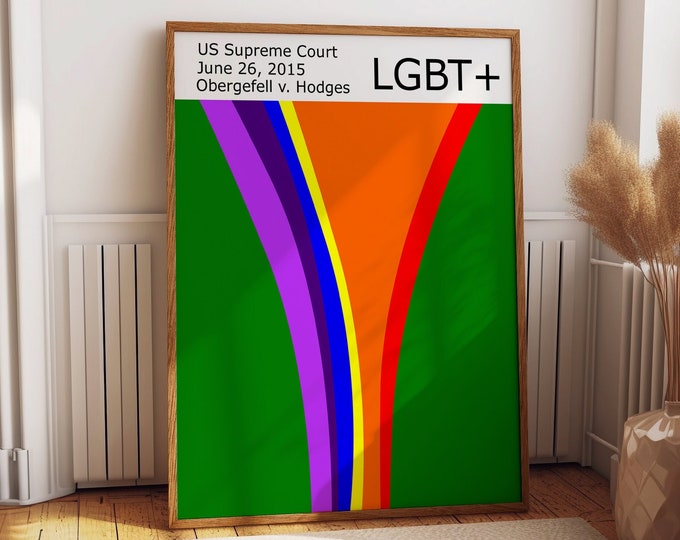 Pride Poster LGBT Poster Marriage Equality Poster Gay Pride Poster