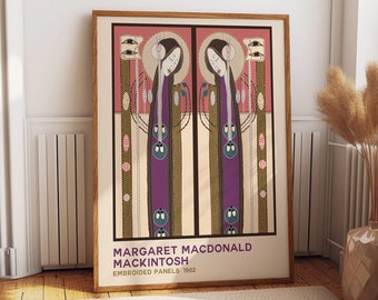 Scottish Art Nouveaux Print by Margaret MacDonald Mackintosh